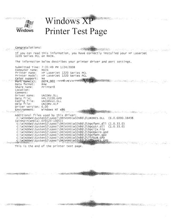 Máy in sắp hết mực hoặc Trống (Drum) hỏng