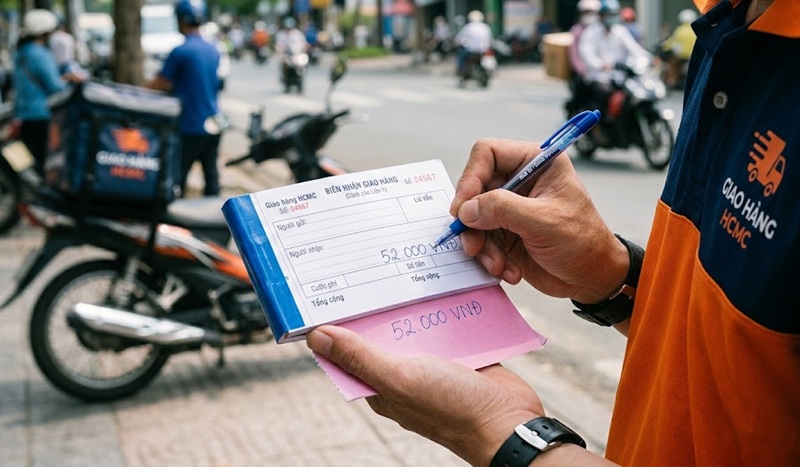 Ứng dụng kích thước biểu mẫu chuẩn khổ A6 nhỏ gọn tiện lợi cho nhân viên giao nhận