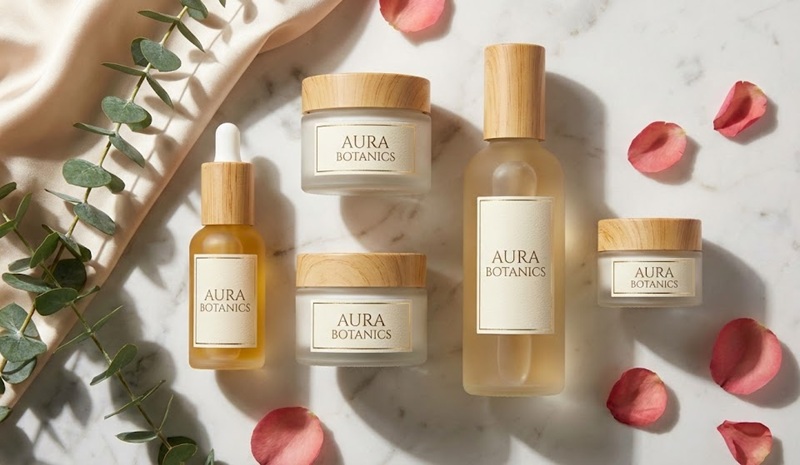 Bộ sản phẩm có tem nhãn nhận diện thương hiệu đồng bộ