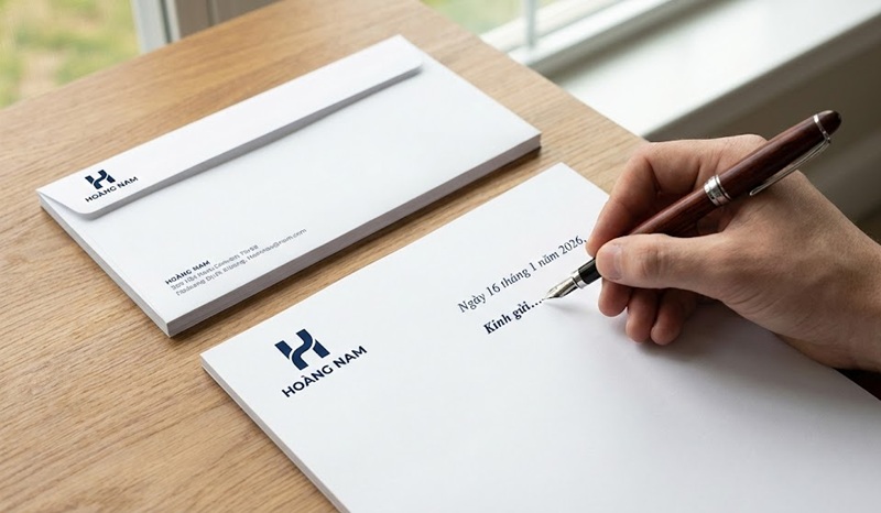 Bộ ấn phẩm văn phòng in trên giấy Fort chuyên nghiệp