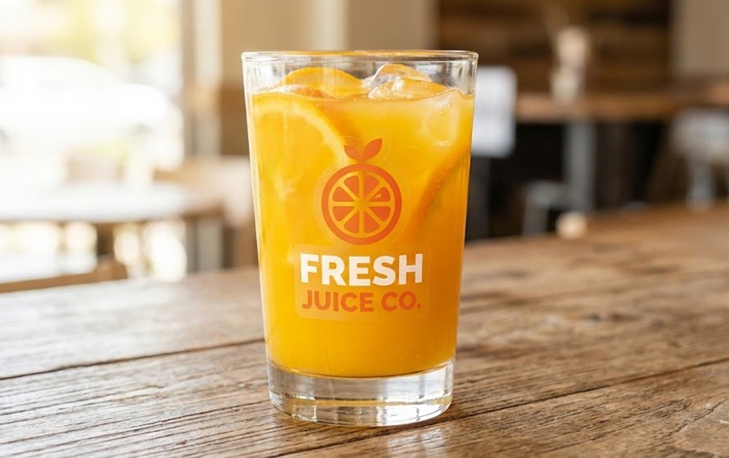 Mẫu in decal trong suốt dán ly thủy tinh đẹp