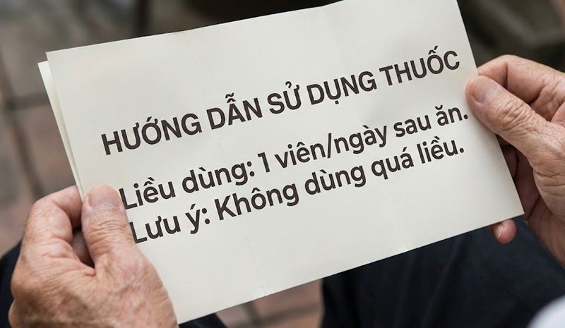 Chất liệu giấy in tờ hướng dẫn không bị lóa mắt