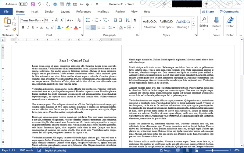Hướng dẫn chọn chế độ Mirror Margins để in sách 2 mặt