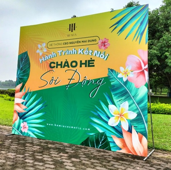 Mẫu backdrop sự kiện đẹp