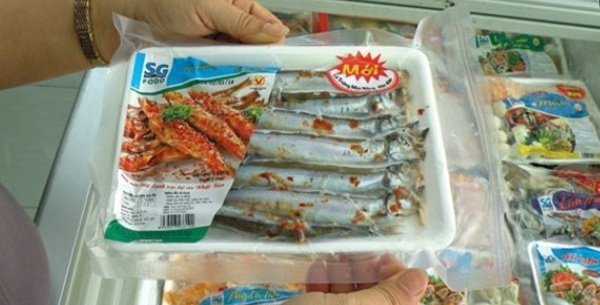 Mẫu bao bì thủy sản chuyên nghiệp