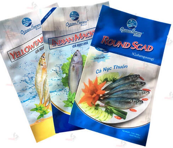 Mẫu bao bì thủy sản chuyên nghiệp