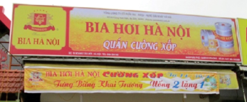 Mẫu bạt quảng cáo đẹp thu hút khách hàng