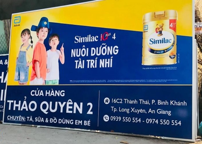 Mẫu bạt quảng cáo đẹp thu hút khách hàng