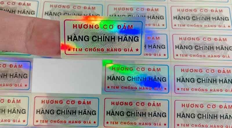 Mẫu in decal 7 màu phản quang