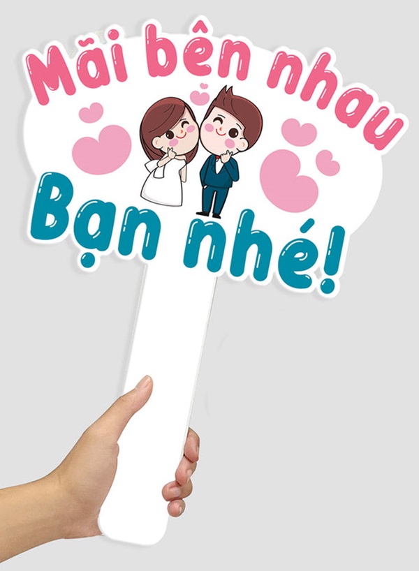 Những mẫu in hashtag cầm tay đẹp