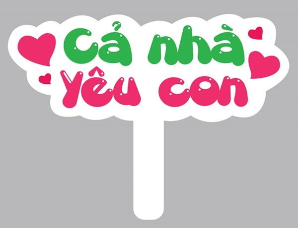 Những mẫu in hashtag cầm tay đẹp