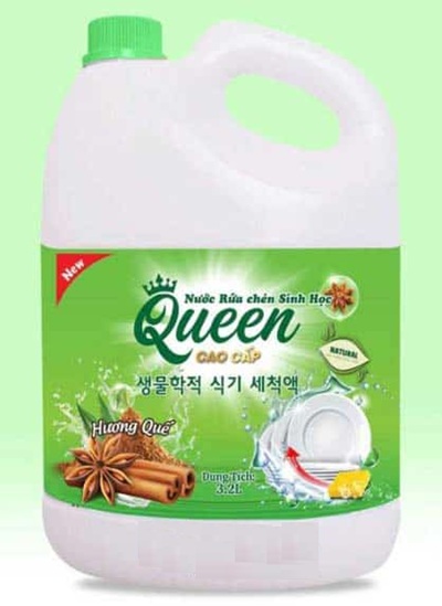 Mẫu in nhãn decal chai nước rửa chén