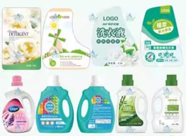Mẫu in nhãn decal chai nước rửa chén