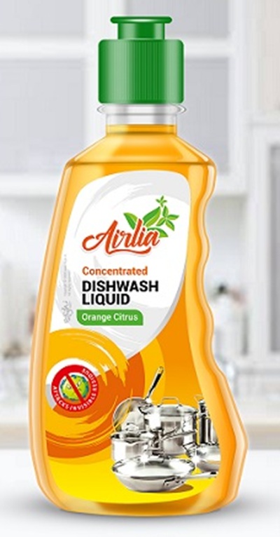 Mẫu in nhãn decal chai nước rửa chén