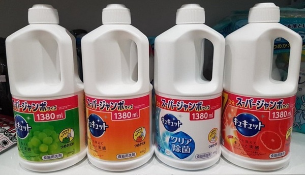 Mẫu in nhãn decal chai nước rửa chén