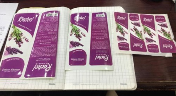 Mẫu in nhãn decal chai nước rửa chén
