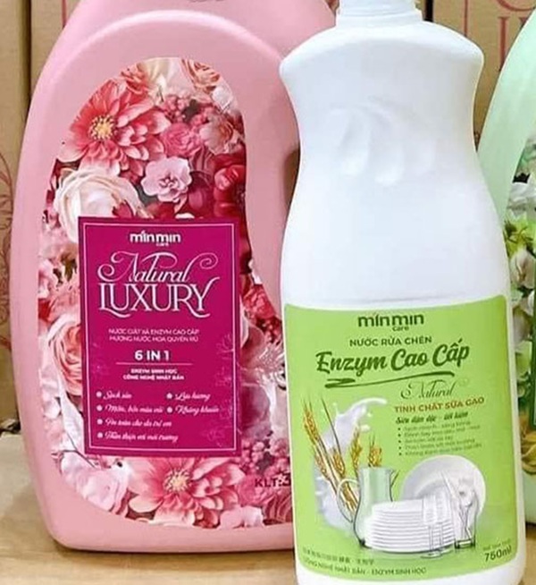 Mẫu in nhãn decal chai nước rửa chén