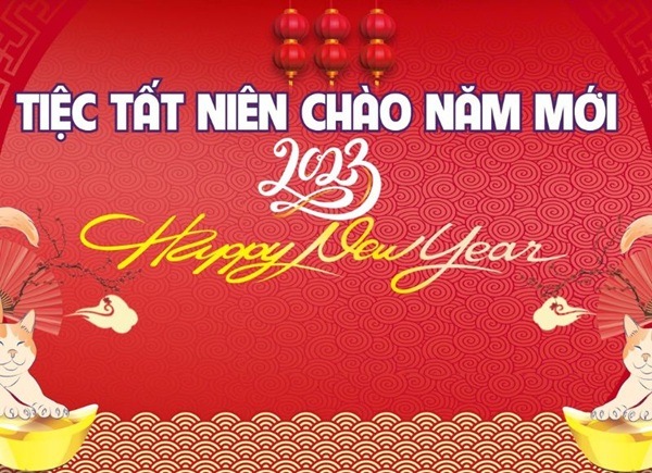 Mẫu in phông bạt tất niên đẹp 
