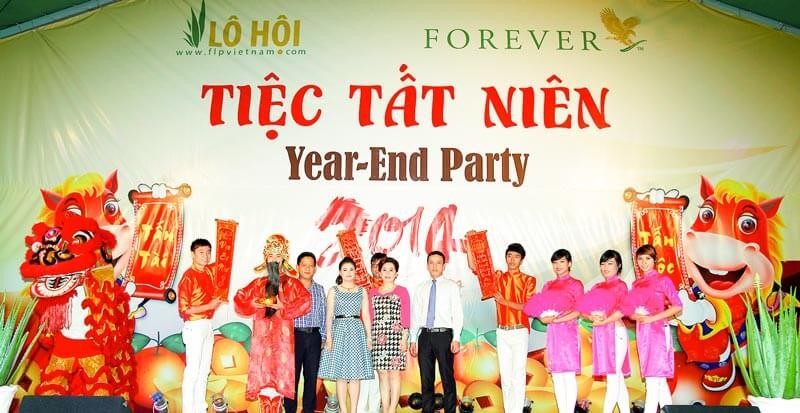 Mẫu in phông bạt tất niên đẹp 