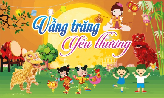 Mẫu in phông bạt trung thu