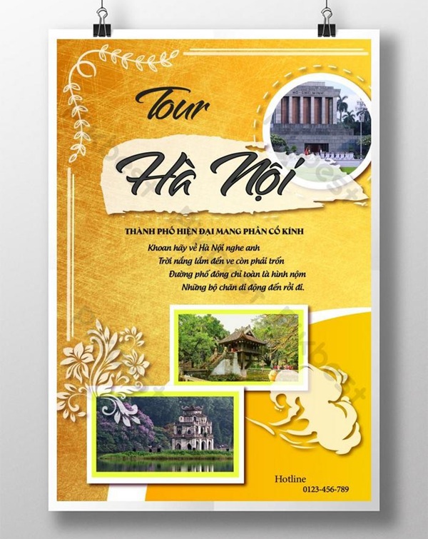 Mẫu in poster quảng cáo đẹp