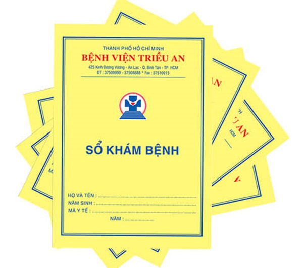 Một số mẫu sổ khám bệnh