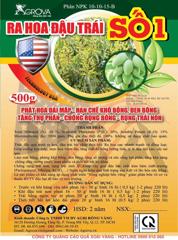 Mẫu in tem nhãn thuốc bảo vệ thực vật