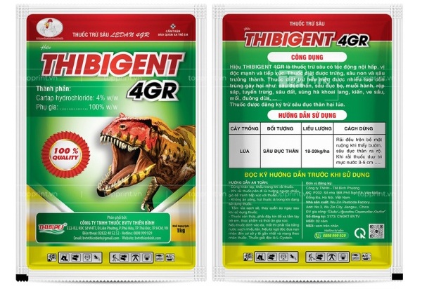 Mẫu in tem nhãn thuốc bảo vệ thực vật