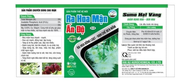 Mẫu in tem nhãn thuốc bảo vệ thực vật