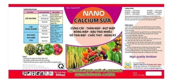 Mẫu in tem nhãn thuốc bảo vệ thực vật