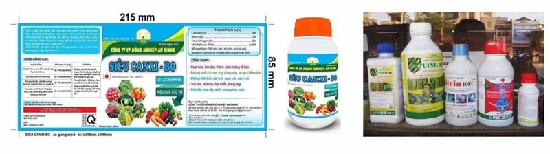 Mẫu in tem nhãn thuốc bảo vệ thực vật