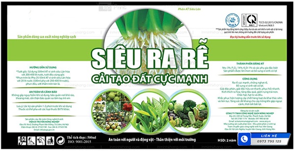 Mẫu in tem nhãn thuốc bảo vệ thực vật