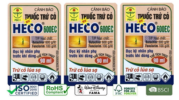 Mẫu in tem nhãn thuốc bảo vệ thực vật