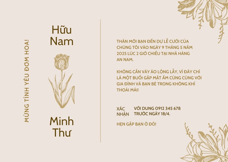 Những sai lầm phổ biến khi in thiệp mời