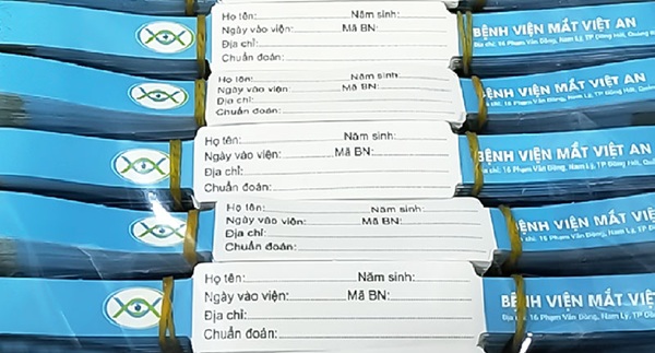 Các loại vòng đeo tay bệnh viện phổ biến