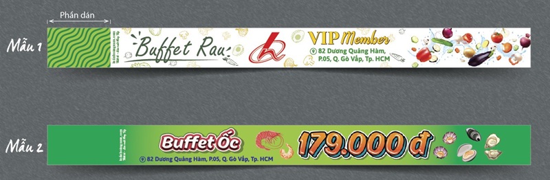 Ưu và nhược điểm của các loại vòng đeo tay kiểm soát buffet cho nhà hàng
