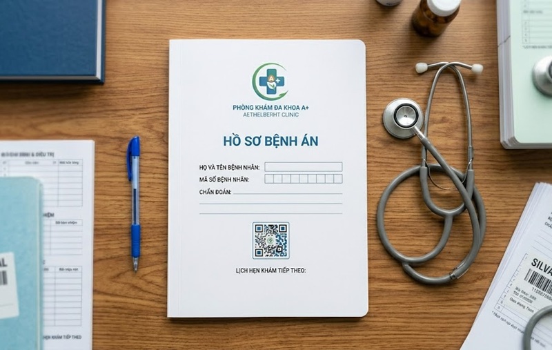 Mẫu in hồ sơ bệnh án chuyên nghiệp cho phòng khám Mẫu in hồ sơ bệnh án chuyên nghiệp cho phòng khám