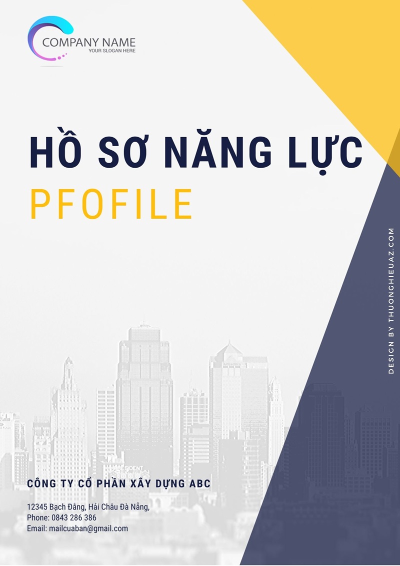 Các mẫu thiết kế hồ sơ năng lực nổi bật