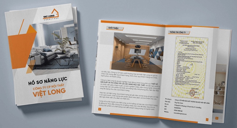 Các mẫu thiết kế hồ sơ năng lực nổi bật