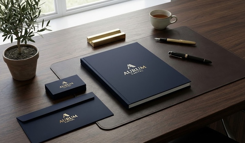 Mẫu thiết kế profile công ty sang trọng đồng bộ thương hiệu