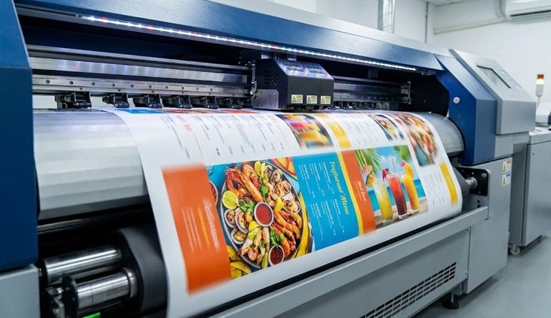 Máy in menu kỹ thuật số lấy ngay chất lượng cao Máy in menu kỹ thuật số lấy ngay chất lượng cao