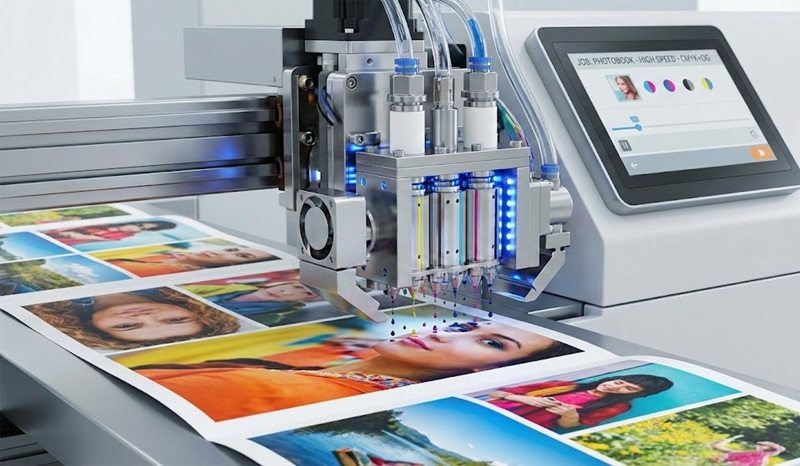 Máy in kỹ thuật số công nghiệp cho chất lượng sách ảnh sắc nét
