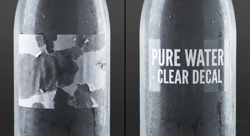 So sánh decal nhựa trong và decal giấy