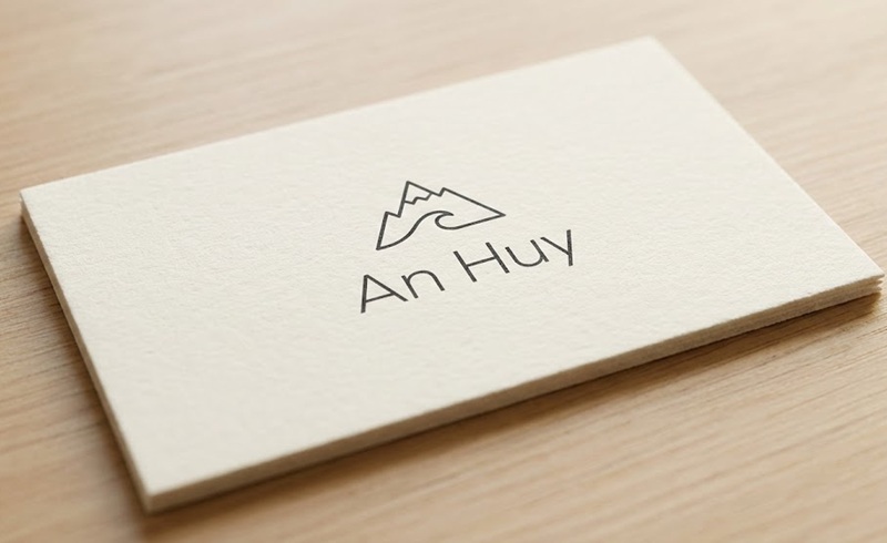 Mẫu danh thiếp giấy mỹ thuật thiết kế tối giản đẹp