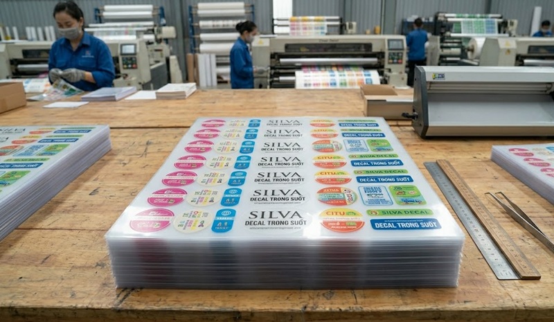 Tối ưu chi phí in decal nhựa trong khi đặt hàng số lượng lớn