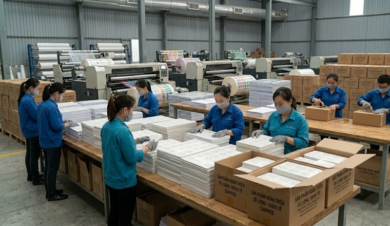 Xưởng gia công in decal trắng sữa chuyên nghiệp tại TPHCM Xưởng gia công in decal trắng sữa chuyên nghiệp tại TPHCM