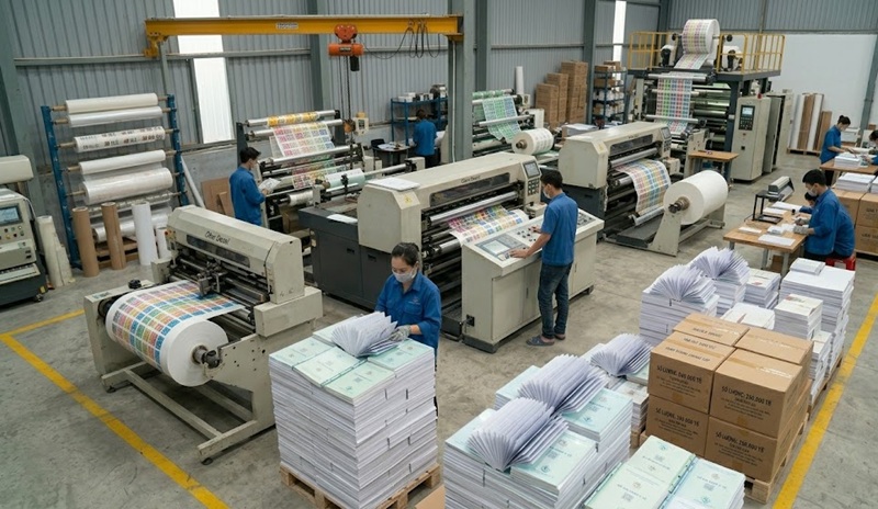 Xưởng sản xuất sổ khám bệnh hiện đại tại TPHCM